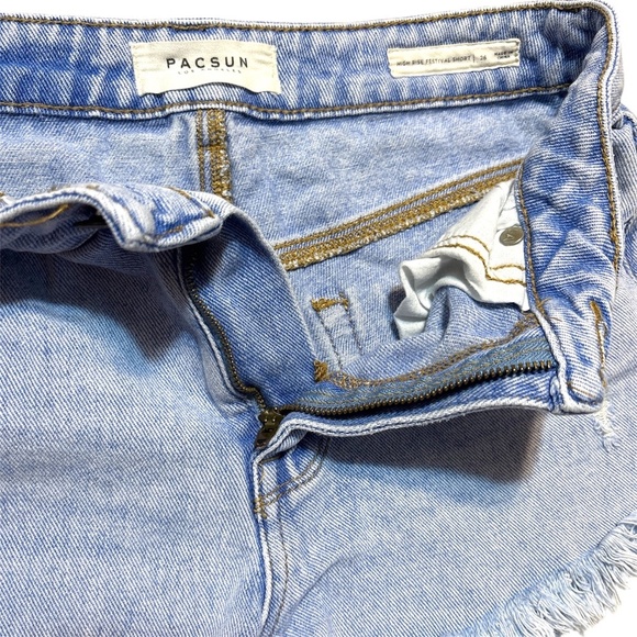 Pacsun Festival High Rise Shorts Cut Off Size 26 - Picture 4 of 4